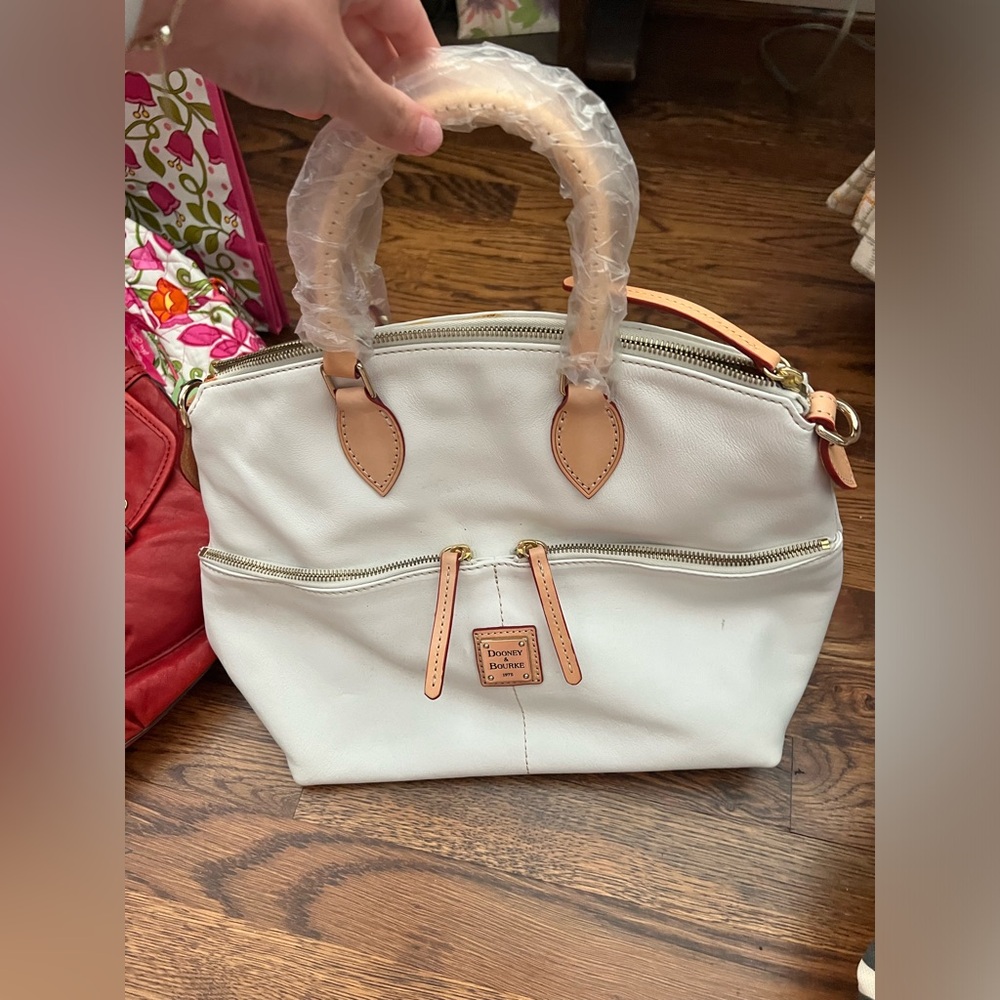 White Dooney and Bourke Pocket Satchel